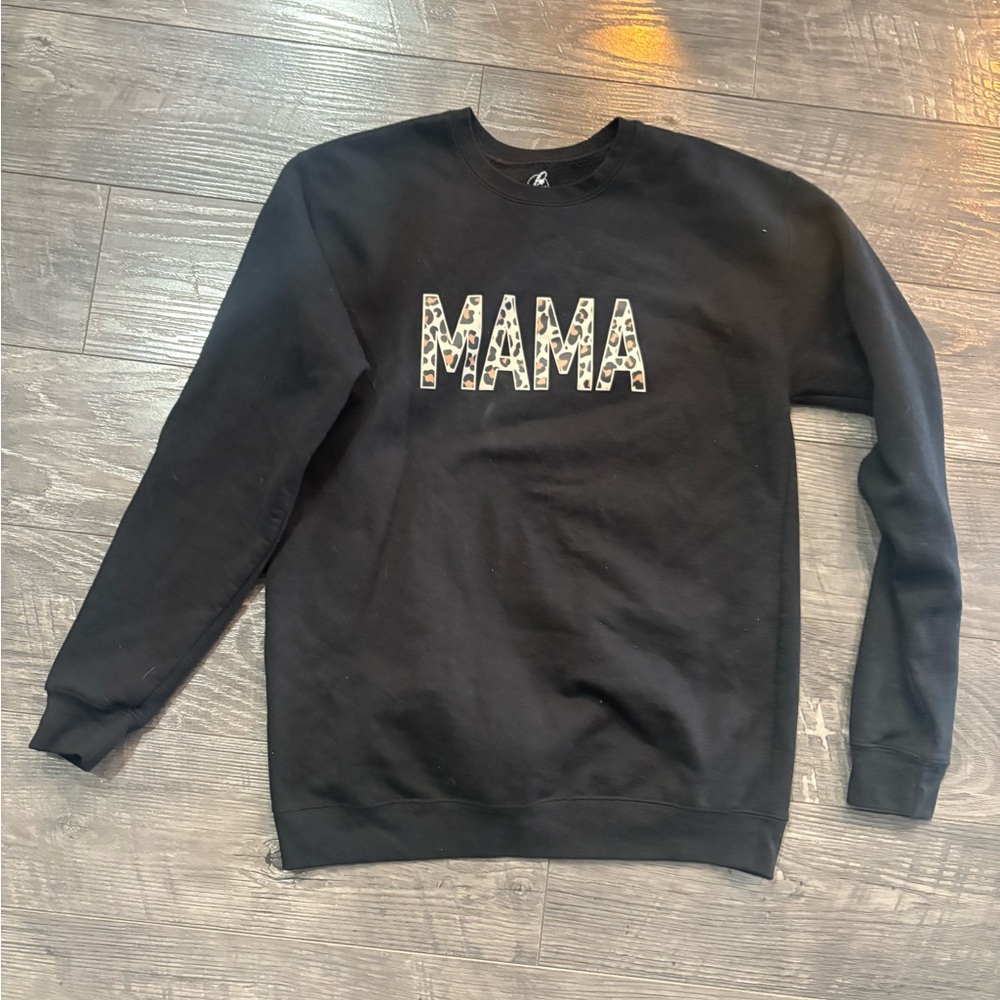 Leopard print ‘MAMA' sweatshirt. New, tried on & washed. Never worn!